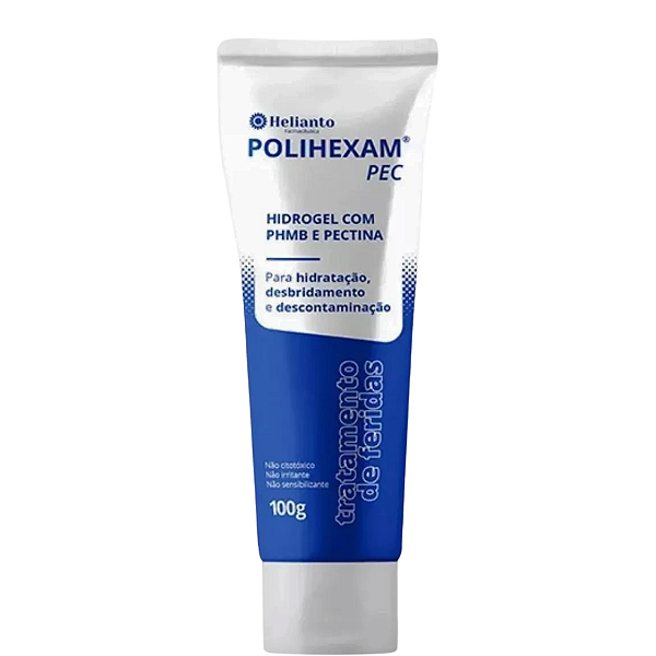 Polihexam Hidrogel Com PHMB E Pectina 0,1% 100g - Helianto