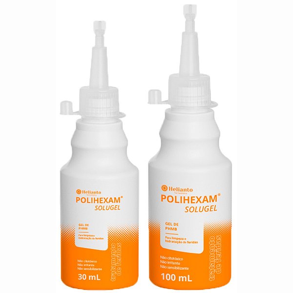 Polihexam Gel para Limpeza de Feridas Solugel - Helianto