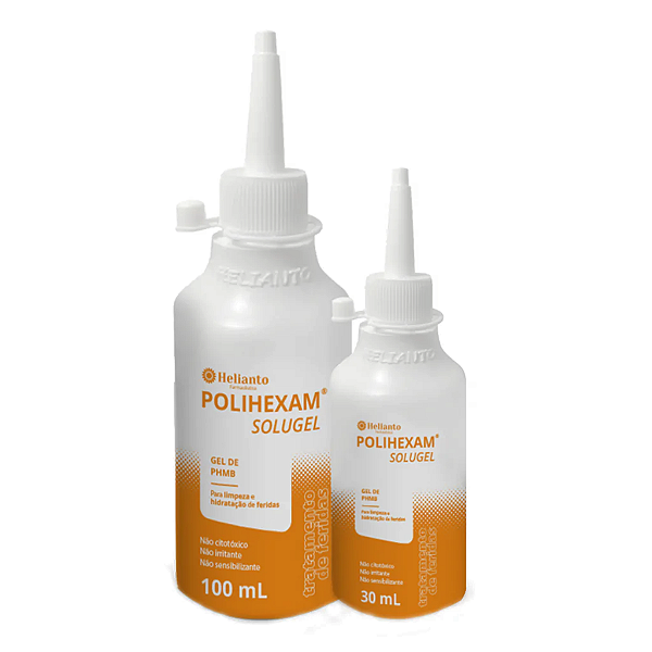 Polihexam Gel para Limpeza de Feridas Solugel - Helianto