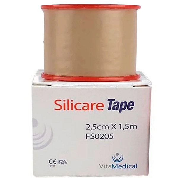Fita de Silicone Silicare Tape 2,5cm x 1,5m - Vitamedical