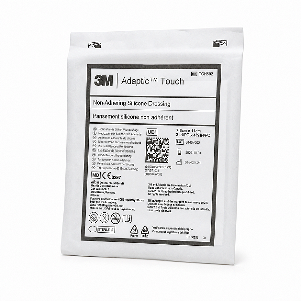 Curativo Adaptic Touch Silicone Não Aderente 3M