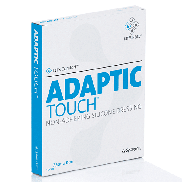 Adaptic Touch Compressa Não Aderente de Silicone 7.6cm x 11cm - Systagenix 1 Unidade