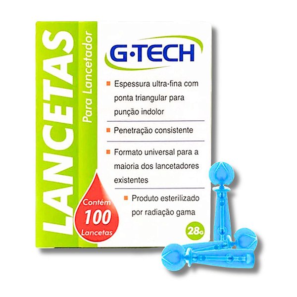 Lanceta 28g C/100 - G-tech