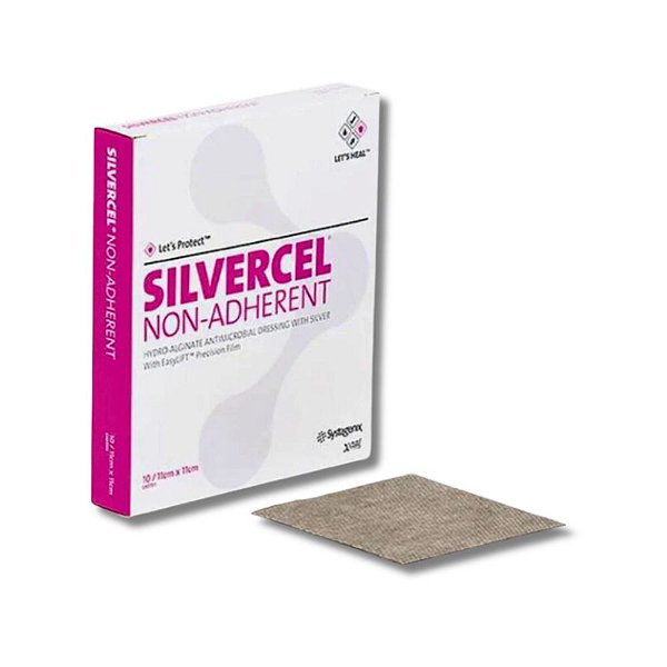 Silvercel Não Aderente Alginato de Cálcio 11cm x 11cm - Systagenix