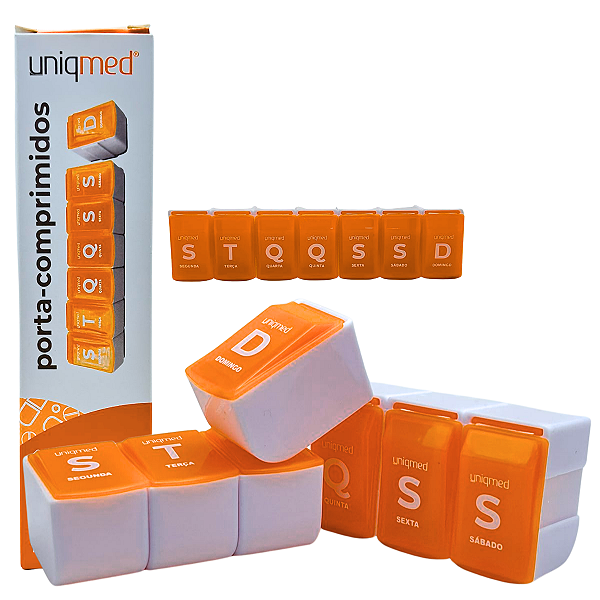 Porta Comprimidos Dias da Semana - Uniqmed