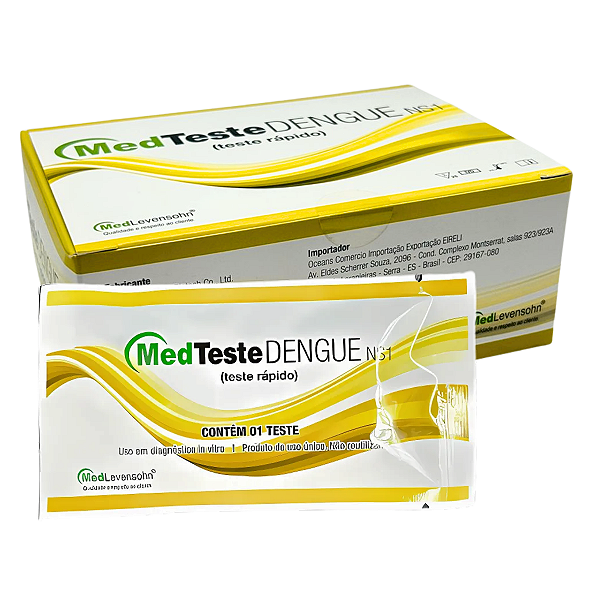 MedTeste Dengue NS1 Caixa C/25 - MedLevensohn