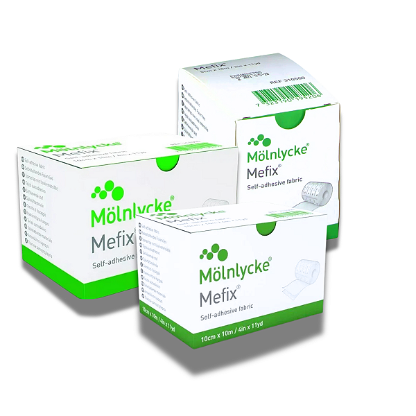 Curativo Mefix Fita Autoadesivo Fixação Segura com Base Tecido - Molnlycke