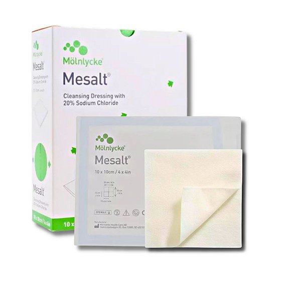 Curativo Mesalt Não Aderente 20% de Cloreto de Sódio ( Unidade ) - Molnlycke