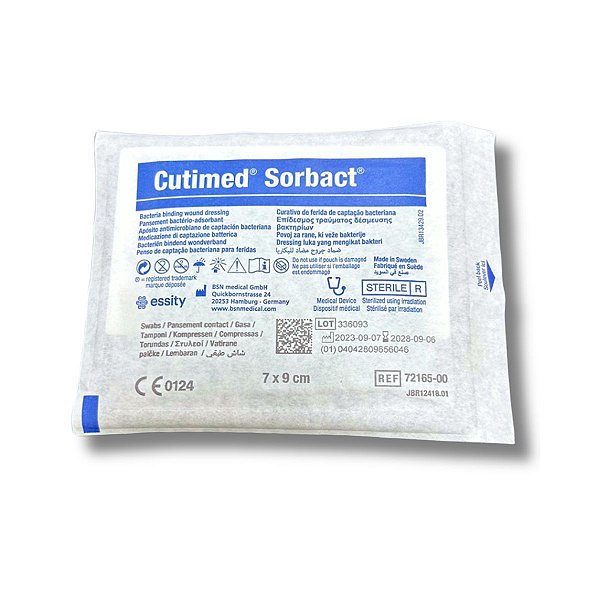 Curativo Cutimed Siltec Sorbact 7x9cm ( Unidade ) - Bsn Medical