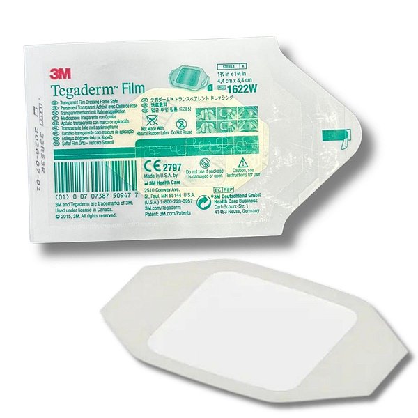 Curativo Filme Transparente Estéril Tegaderm 4,4cm x 4,4cm - 3M