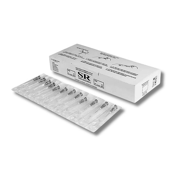 Agulha Hipodérmica Descartável (100UN) - SR - 30 x 0,70mm (22G x 1 1/4)