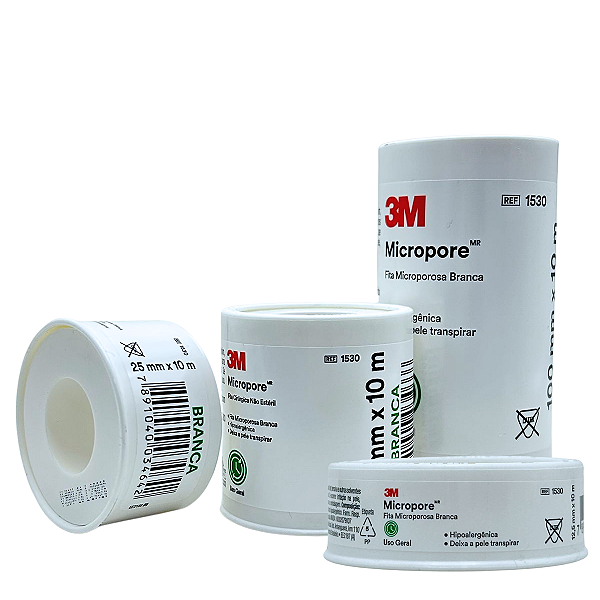 Fita Micropore Branca - 3M