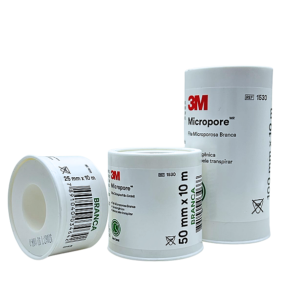 Fita Micropore Branca - 3M