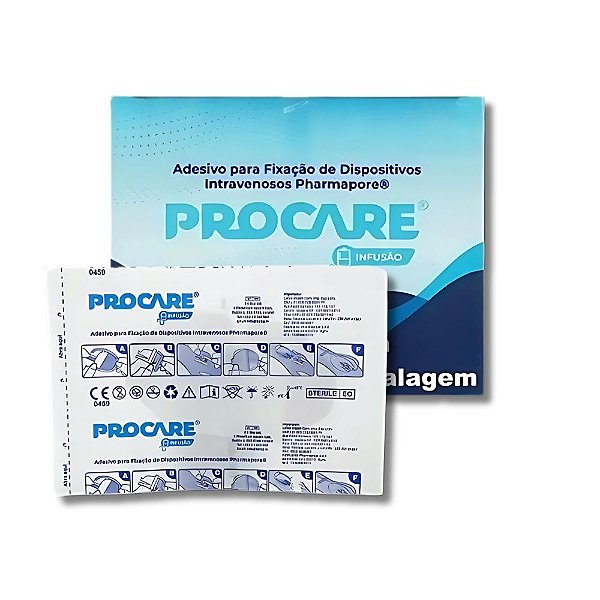 Curativo Fixador para Dispositivos Intravenosos Pharmapore - Procare