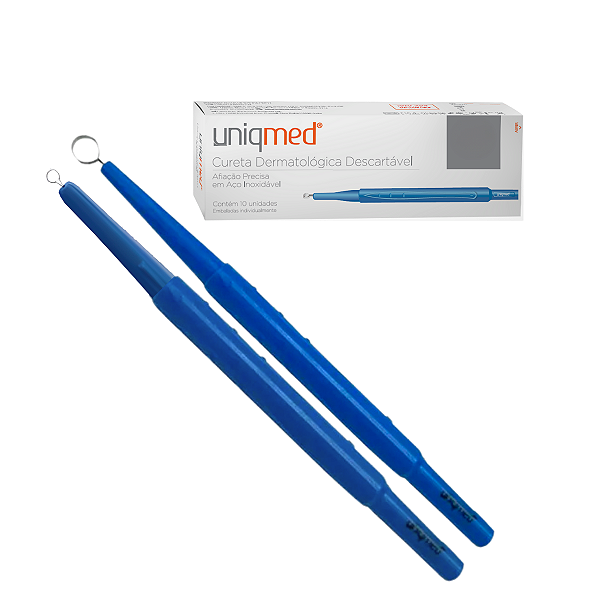 Cureta Dermatológica Descartável - Unidade -  Uniqmed