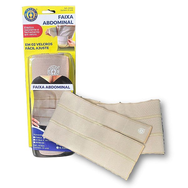 Faixa Abdominal 3 Elásticos - Ortho Pauher