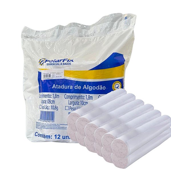Atadura Ortopédica - Pacote com 12 Unidades - PolarFix