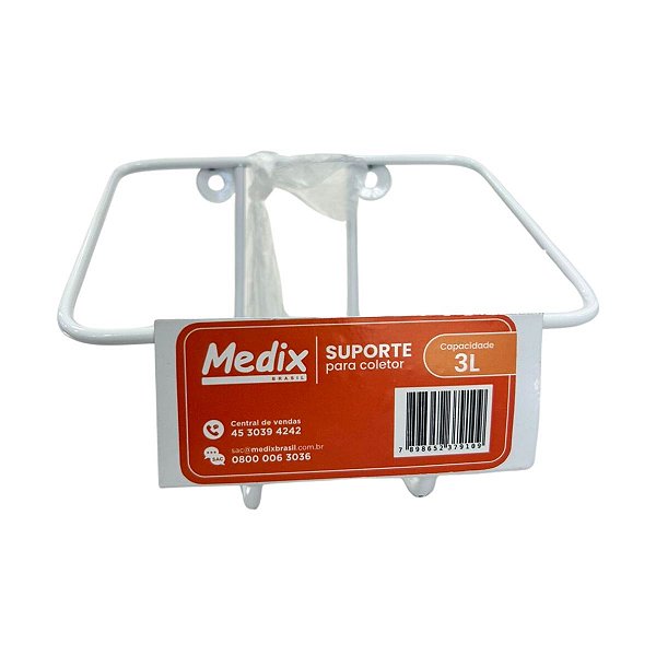 Suporte para Coletor Perfuro Cortante 3 Litros - Unidade - Medix
