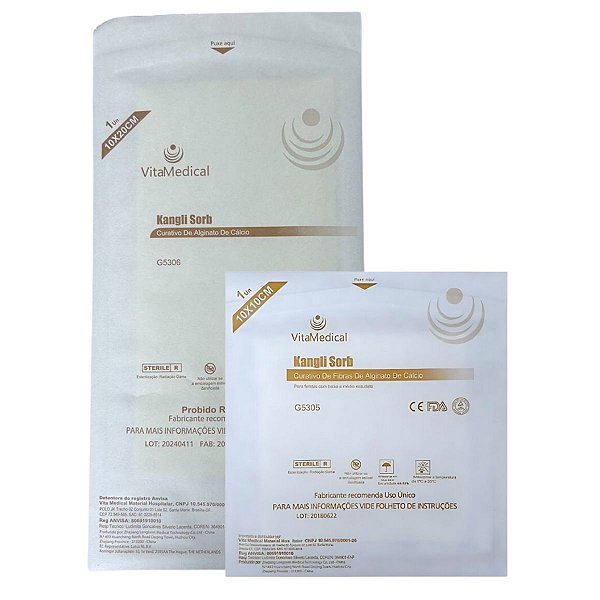 Curativo de Alginato de Cálcio Kangli Sorb - Unidade - Vitamedical