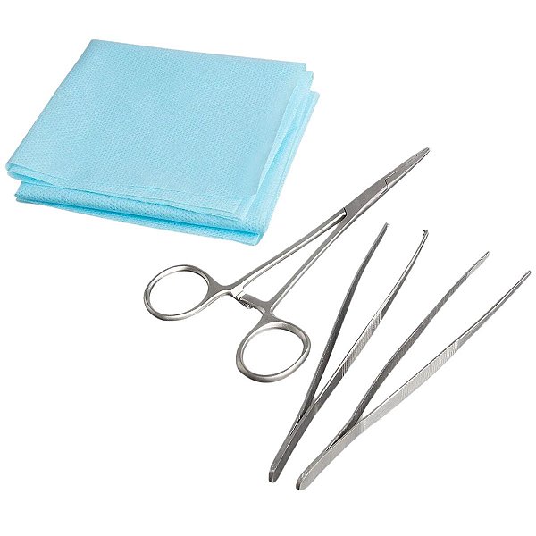 Kit Curativo Descartável Estéril em Liga Metálica - Unidade - Kolplast
