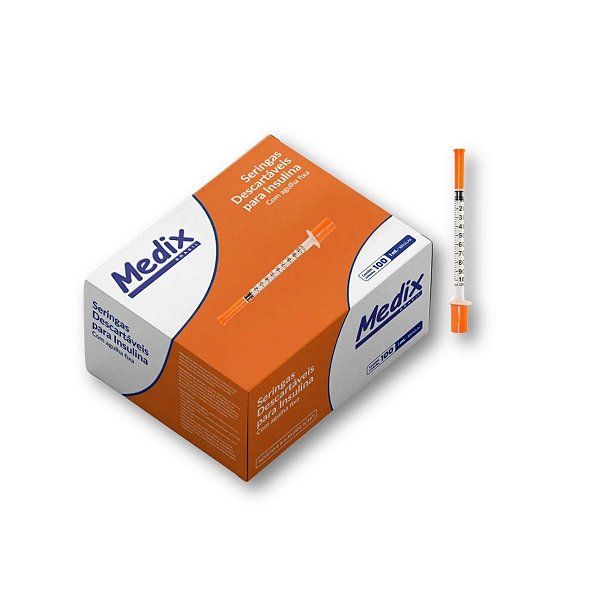 Seringa para Insulina 30G 5/16" - Medix