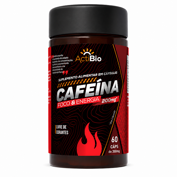 Cafeína 60 caps - ActiBio - Supraervas