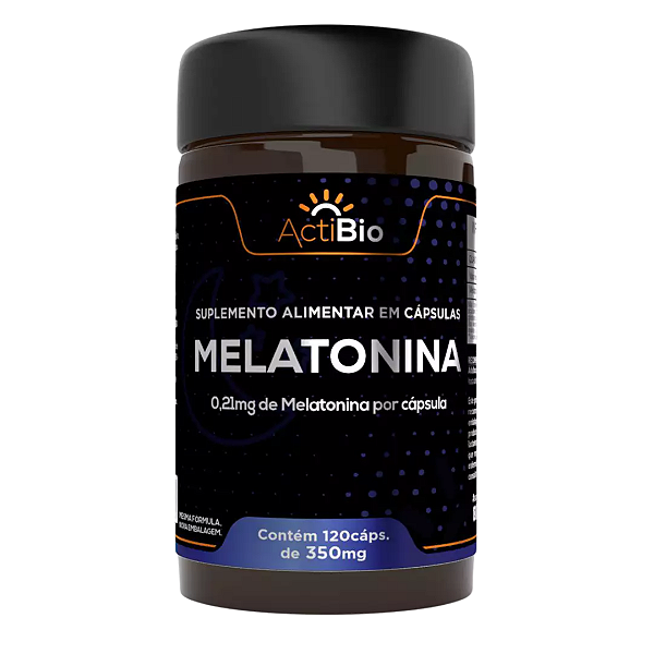 Melatonina Complex 350mg - 120 caps - ActiBio - Supraervas