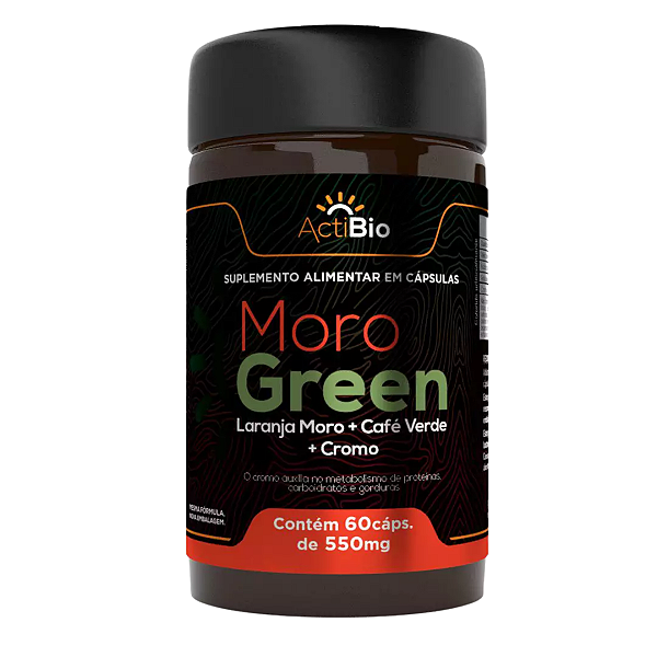 Moro Green - 60 caps - ActiBio - Supraervas