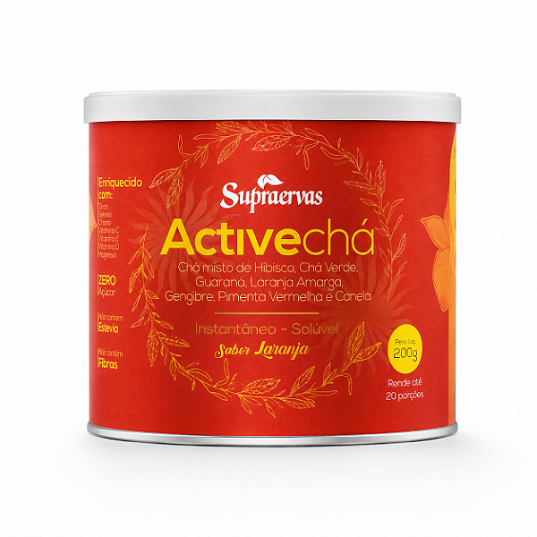 Chá Termogênico ActiveChá SupraThermo 200g Supra Ervas