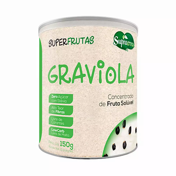 Graviola Concentrado Solúvel 150g - Supraervas