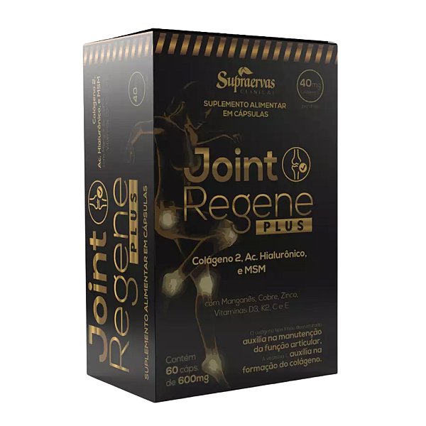 Joint Regene Plus - Colágeno Tipo II + Associações - 60caps - Supraervas