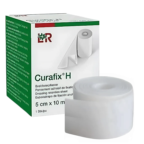 Fita Adesiva de Retenção Cirúrgica Curafix H - 5cm x 10m - Lohmann & Rausher