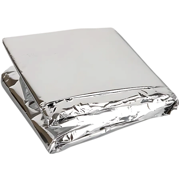 Cobertor Manta Térmica Aluminizada P/Resgate Adulto 2,10m x 1,40m - Resgatex