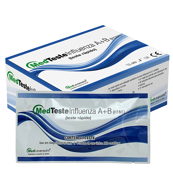 MedTeste Influenza A+B H1N1 Caixa C/10 - MedLevensohn
