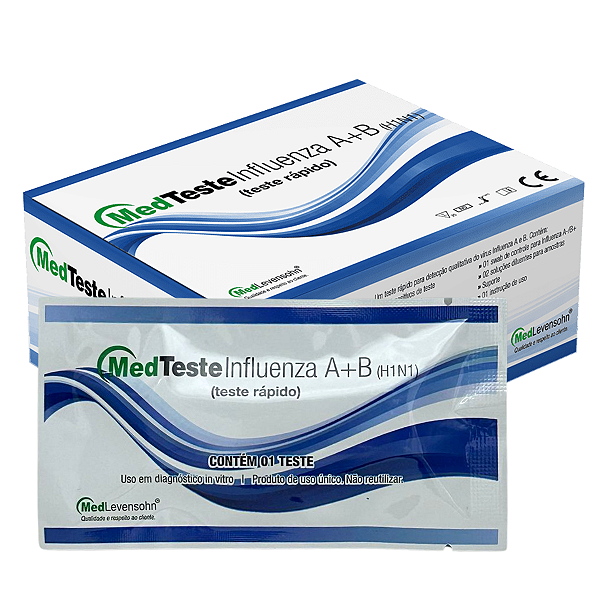 MedTeste Influenza A+B H1N1 Caixa C/25 - MedLevensohn