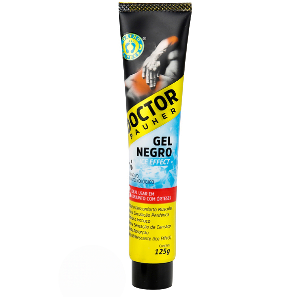 Pomada Massageadora Gel Negro Doctor Pauher 125g - Ortho Pauher