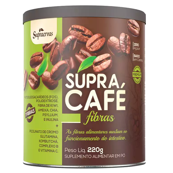 Supra Café Fibras 220g - Supraervas