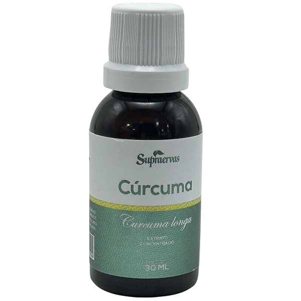 Extrato Fluído Concentrado de Curcuma 30 ml - Supraervas