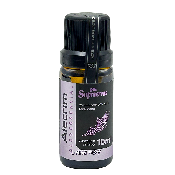 Óleo Essencial de Alecrim 10ml - Supraervas