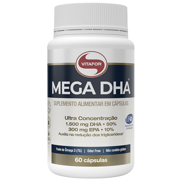 Ômeg Mega DHA - 60 cap - Vitafor