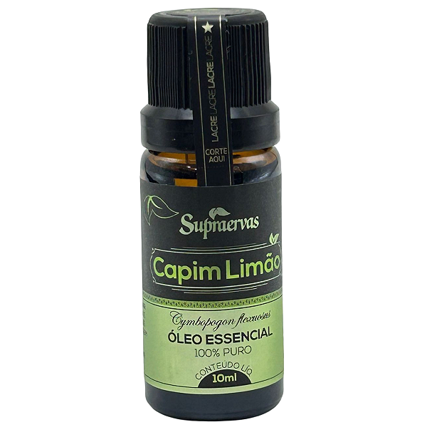 Óleo Essencial de Capim Limão 10ml – Supraervas