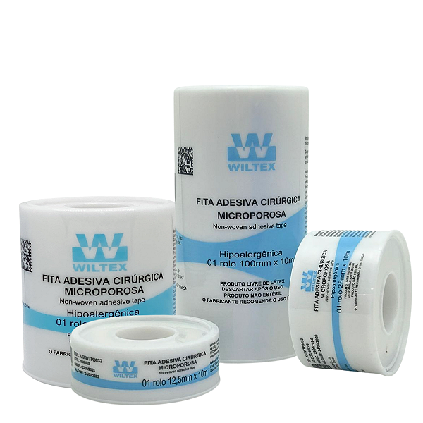 Fita Adesiva Cirúrgica Micropore Branca – Wiltex