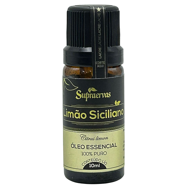 Óleo Essencial de Limão Siciliano 10ml – Supraervas