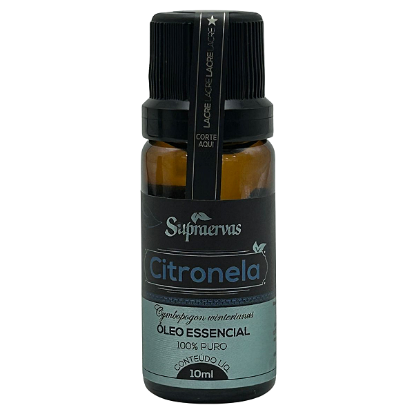 Óleo Essencial de Citronela 10ml – Supraervas