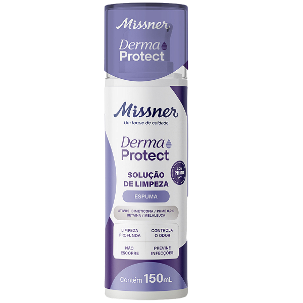 Solução de Limpeza Espuma com PHMB 150ml- Derma Protect - Missner