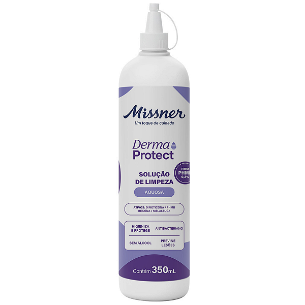 Solução de Limpeza Aquosa com PHMB 350ml- Derma Protect - Missner