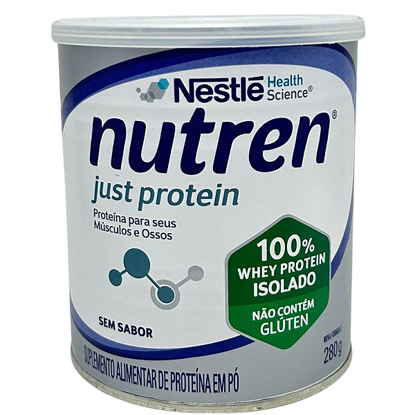 Nutren Just Protein Sem Sabor - Lata 280g - Nestlé