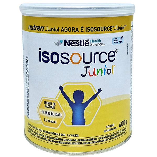 Isosource Júnior Baunilha - Lata 400g - Nestlé