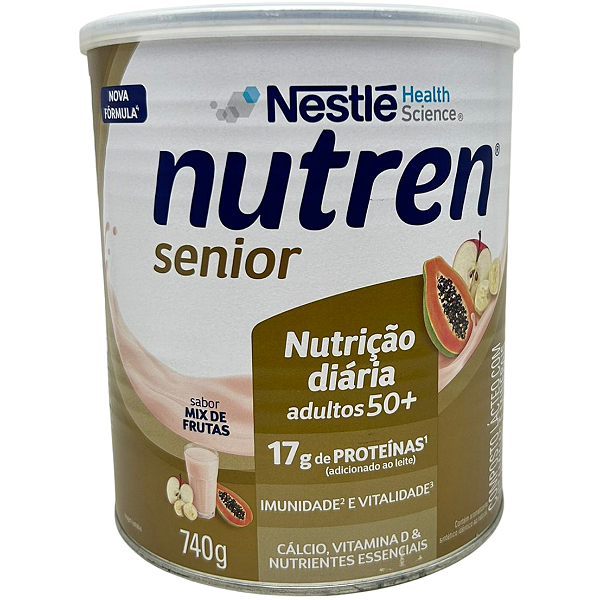 Nutren Senior Mix de frutas Pó - Lata 740g - Nestlé