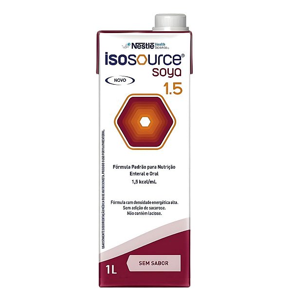 Isosource Soya 1.5 Sem Sabor 1L - Nestlé